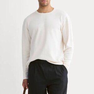 New Nwt Everlane Thermal Crew in Cozy Waffle